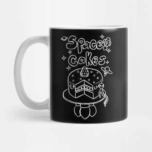Space Cakes - White Line Mug